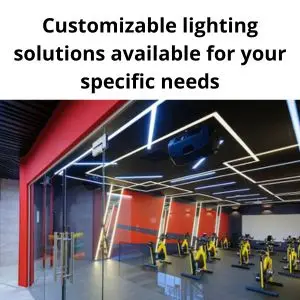 Customizable lighting solutions available for your specific needs